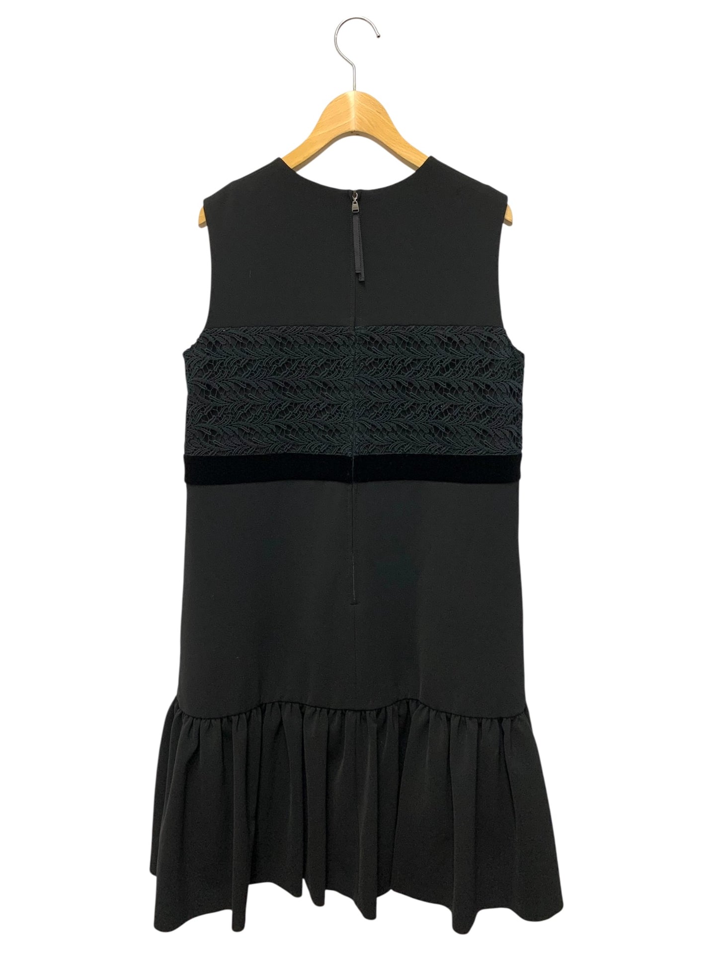 フォクシーニューヨーク collection Drees 37723 ワンピース 40 ブラック ベロア ITQHAJDRNC4I