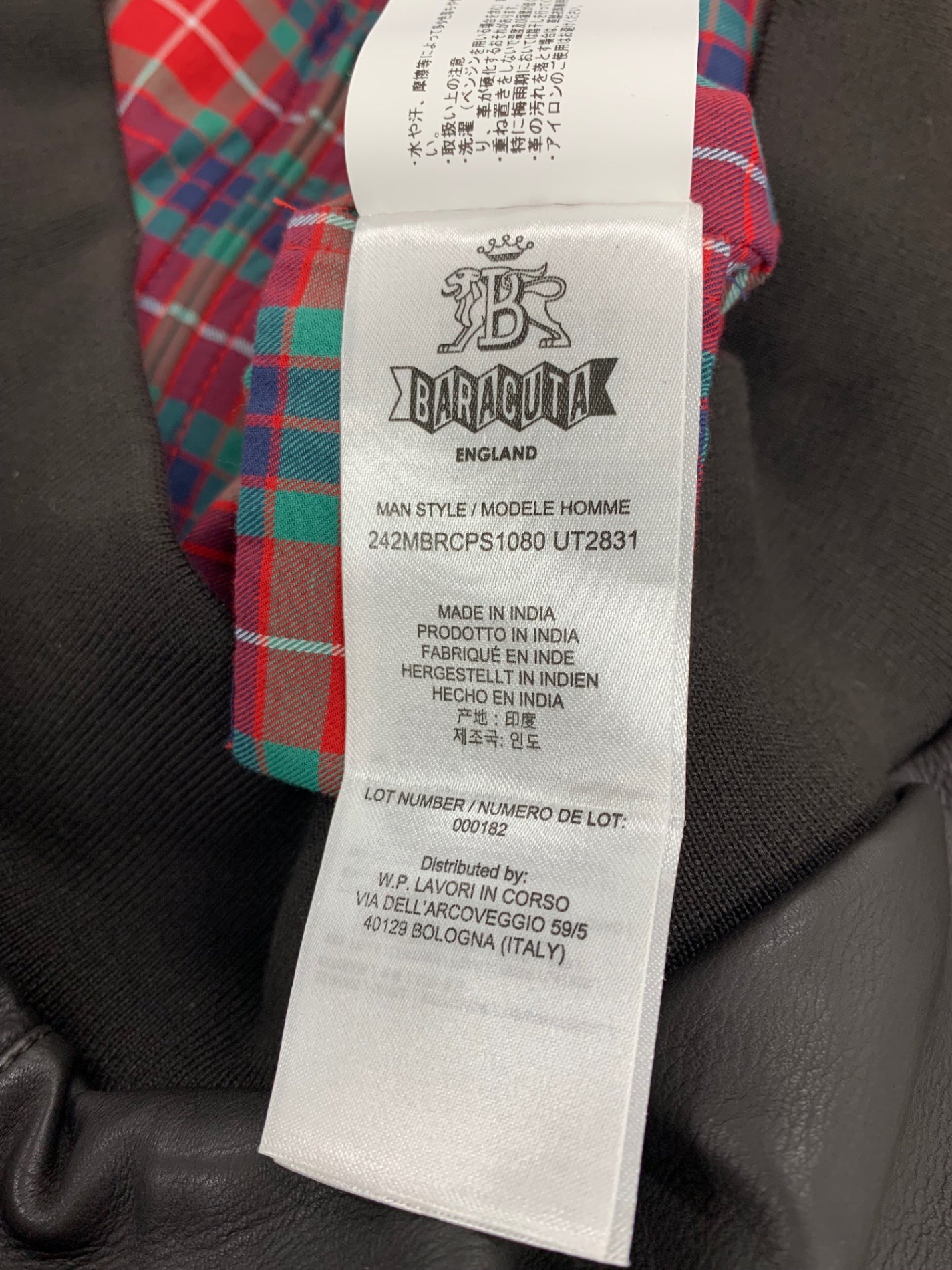 バラクータ G9 ジーナイン カーフ スイングトップ ブルゾン BRCPS1080