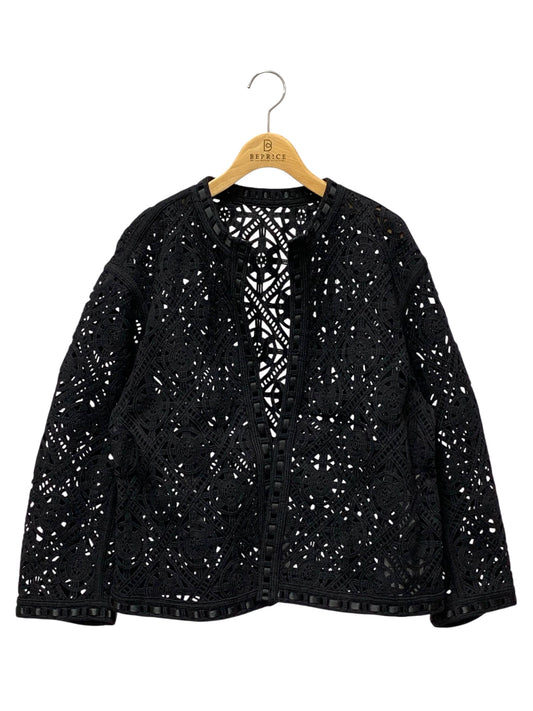 ボールジー サークルモチーフエンブロイダリー クルーネックジャケット 11-07-41-07004 36 ブラック 23SS ITNZSFJ40YC6