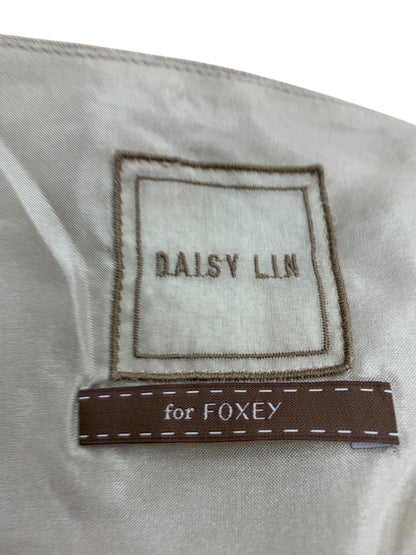 デイジーリン for フォクシー ワンピース DAILY TRAVEL PUFF 35986 40 ベージュ 麻 リボン IT0LSNDXL7LK