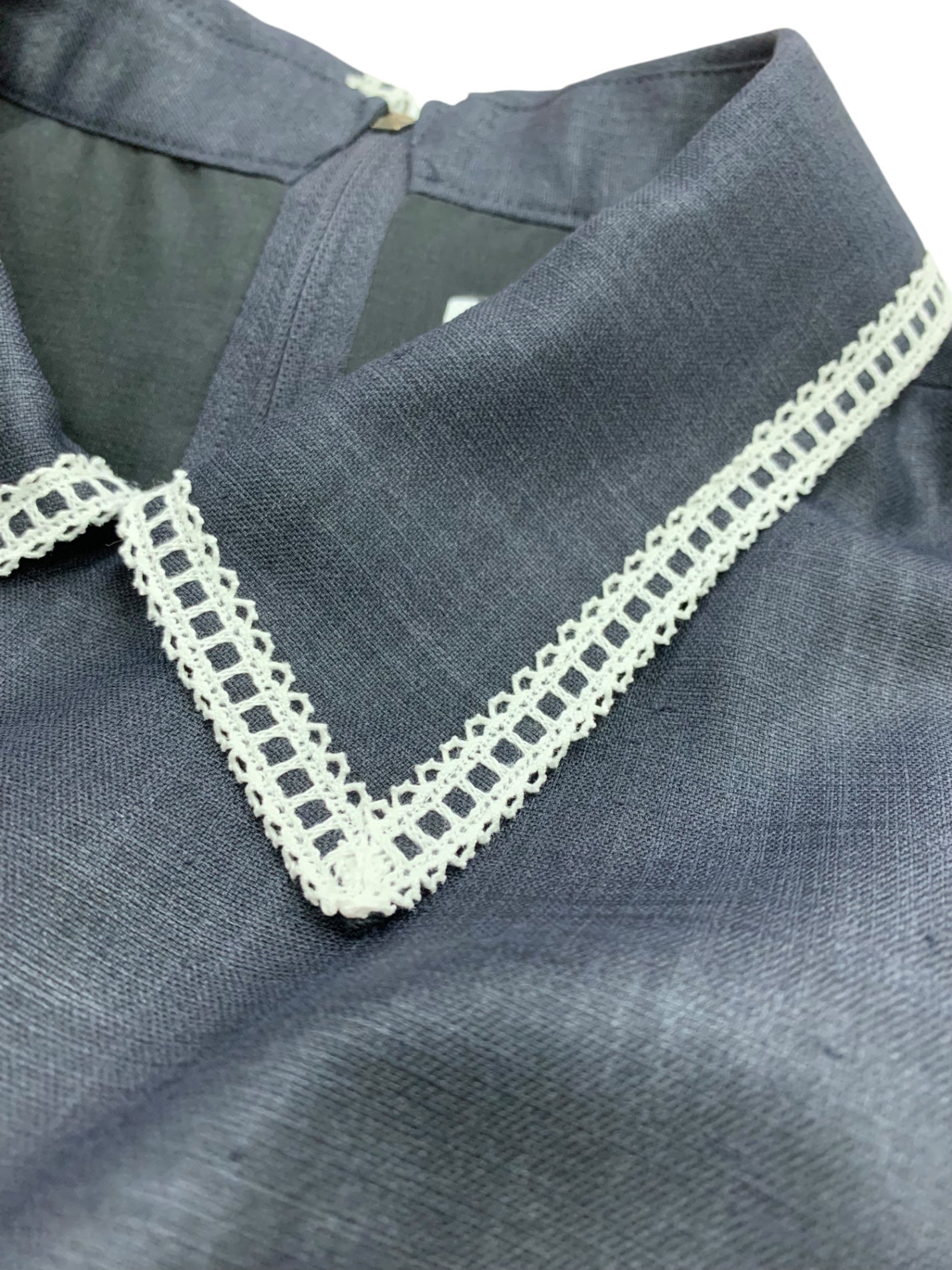 フォクシーニューヨーク Libre Dress 42738 ワンピース 42 ネイビー レース フレア ITJ3UGO962HI