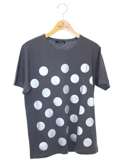 ワイズフォーリビング Tシャツ グレー ドット コットン100％ ITCOC90L8MBO
