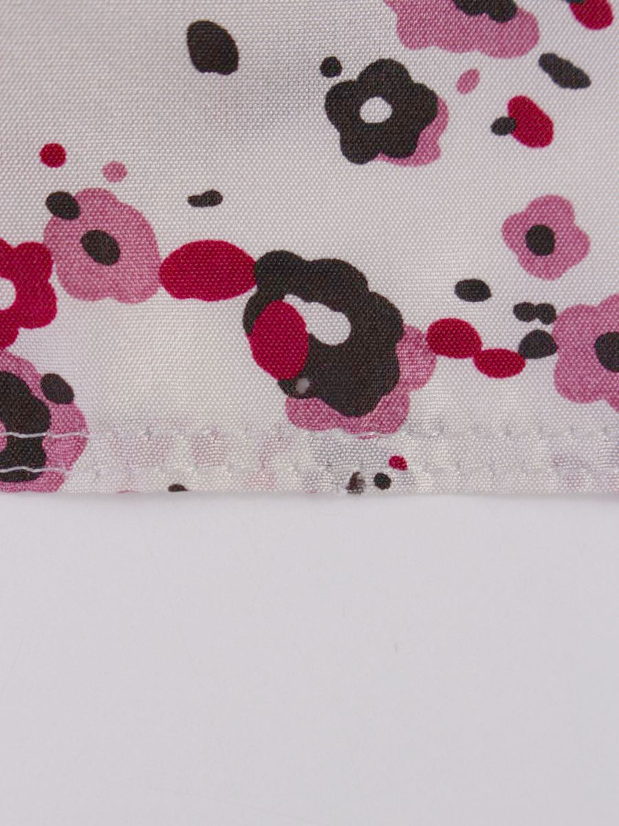 バーバリーロンドン FMD28-445-36 ワンピース 38 ホワイト シルク フラワー IT4PY6EANFF5