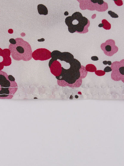 バーバリーロンドン FMD28-445-36 ワンピース 38 ホワイト シルク フラワー IT4PY6EANFF5