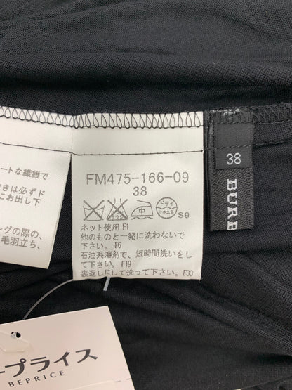 バーバリー FM475-166-09 ワンピース 38 ブラック シルク IT5YOEIZVVKU