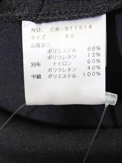 エムズグレイシー 911514 ワンピース 40 ブラック キルティング 花 ITKBTLDHVOSO