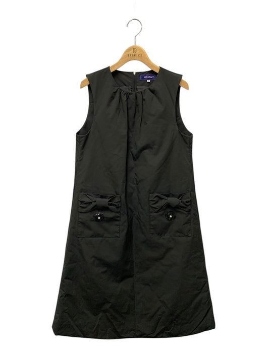 エムズグレイシー 中綿入りジャンパースカート 311530 ワンピース 38 ブラック ナイロンタフタ ITMK8L8VSXPF