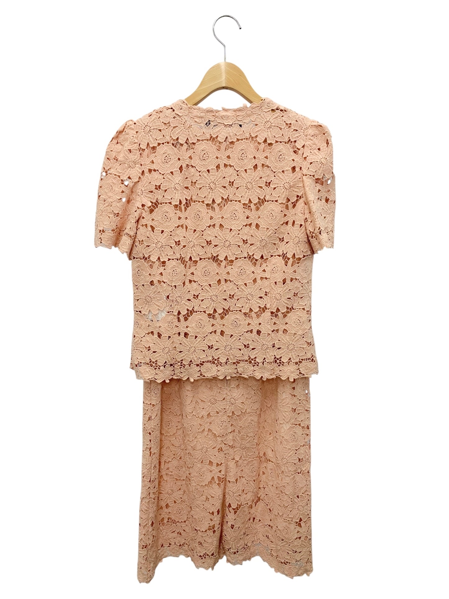 エムズグレイシー 524322 521352 セットアップ ワンピース 40 ピンク フラワーモチーフ IT6SU79QPELC 【SALE】