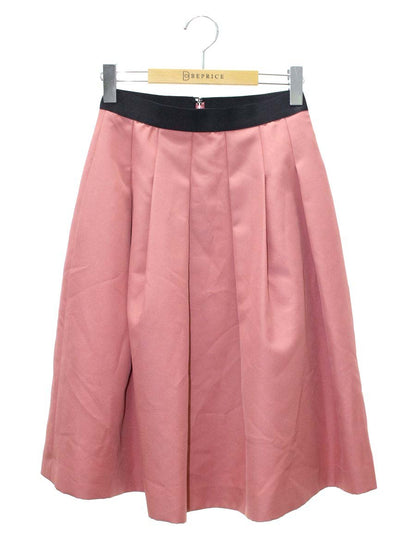 エムズグレイシー 817705 スカート 40 ピンク タック フレア ITOXE0YAOBDM