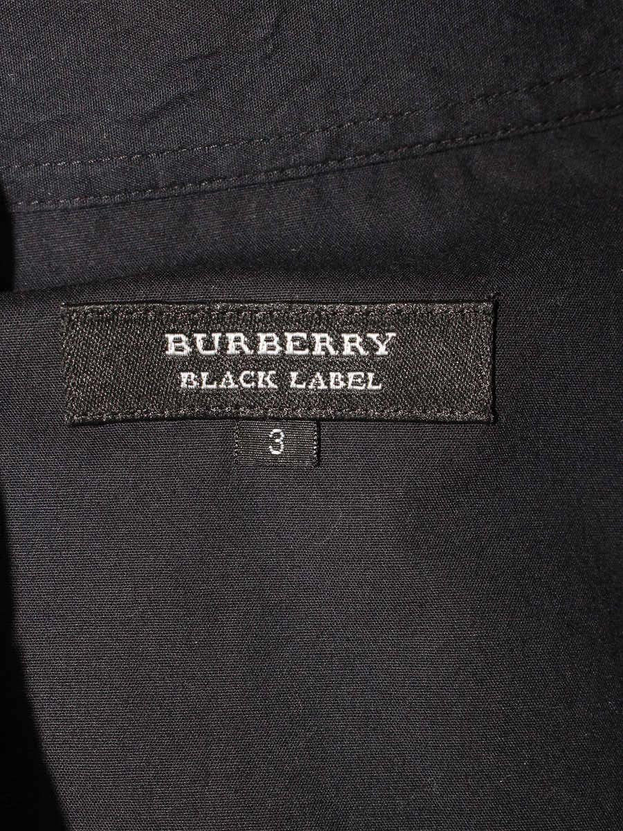 バーバリーブラックレーベル BMW24-818-09 シャツ 3 ブラック ブラウス コットン混 ITUFTTQABQSW 【SALE】