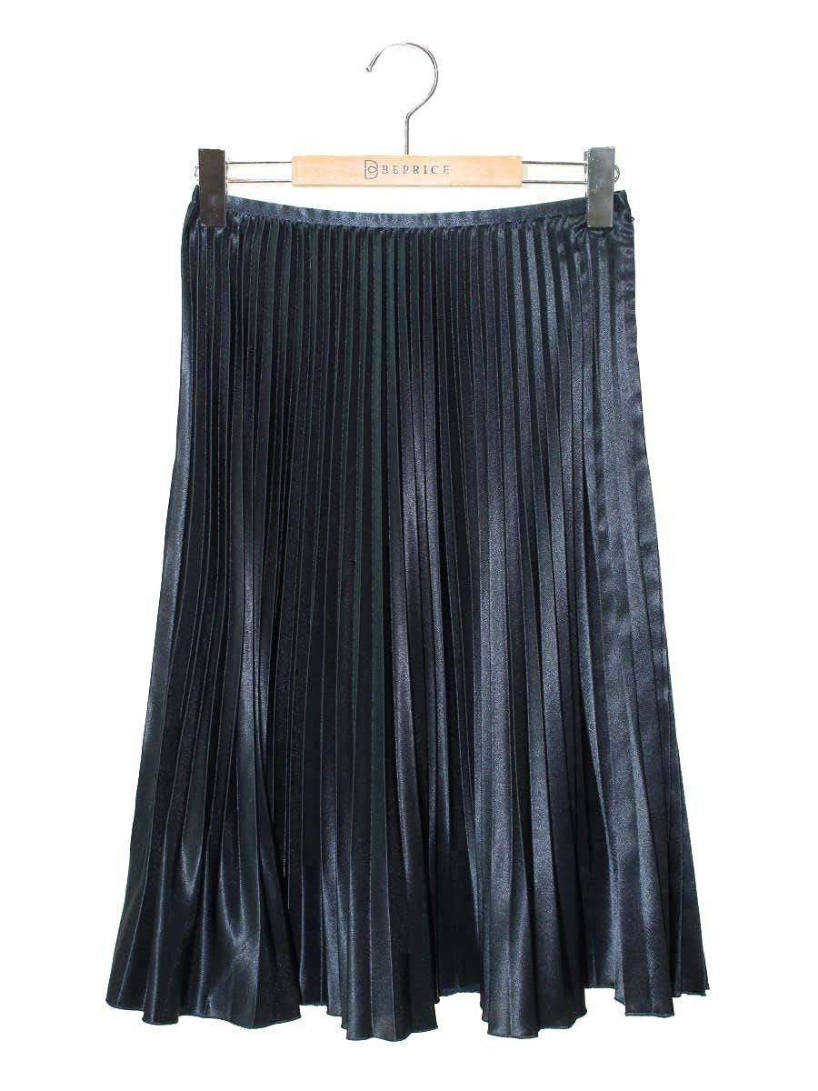 エムズグレイシー 727527 スカート 38 グリーン プリーツ ITYO11N0YN3K