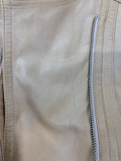 ダイアグラム 36104053 レザージャケット 36 ベージュ ラムレザー IT17Q1YUSEX4 【SALE】