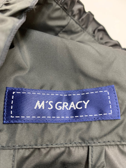 エムズグレイシー 594302 レインコート ブラック フリル フード ITSJ9YJSVS8E