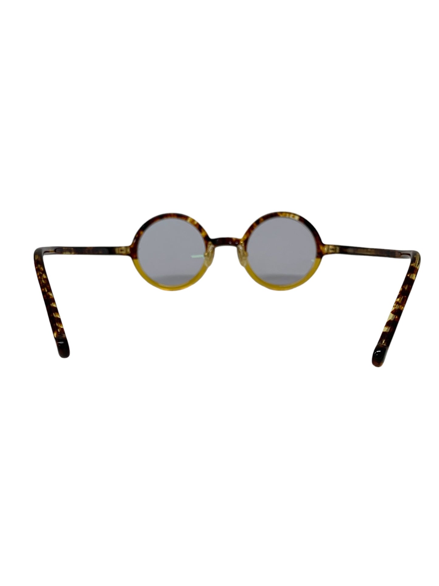 白山眼鏡店 round classic メガネ 眼鏡 ブラウン べっ甲柄 セルフレーム フルリム オーバル ITHRABCXEC68