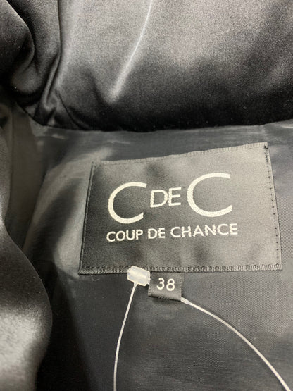 クードシャンス 6999 709 ダウンジャケット 38 ブラック ジップアップ ITFJD681JCZK