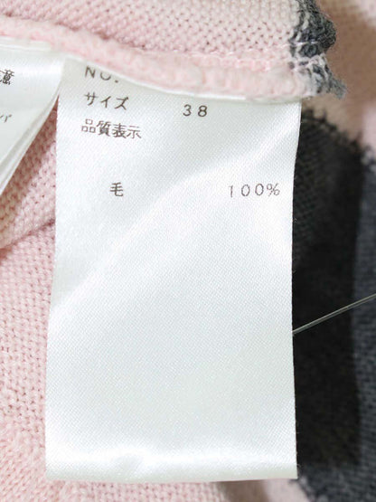 エムズグレイシー 428723 ニットチュニック 38 ピンク スパンコール IT79ZGLLE7PS
