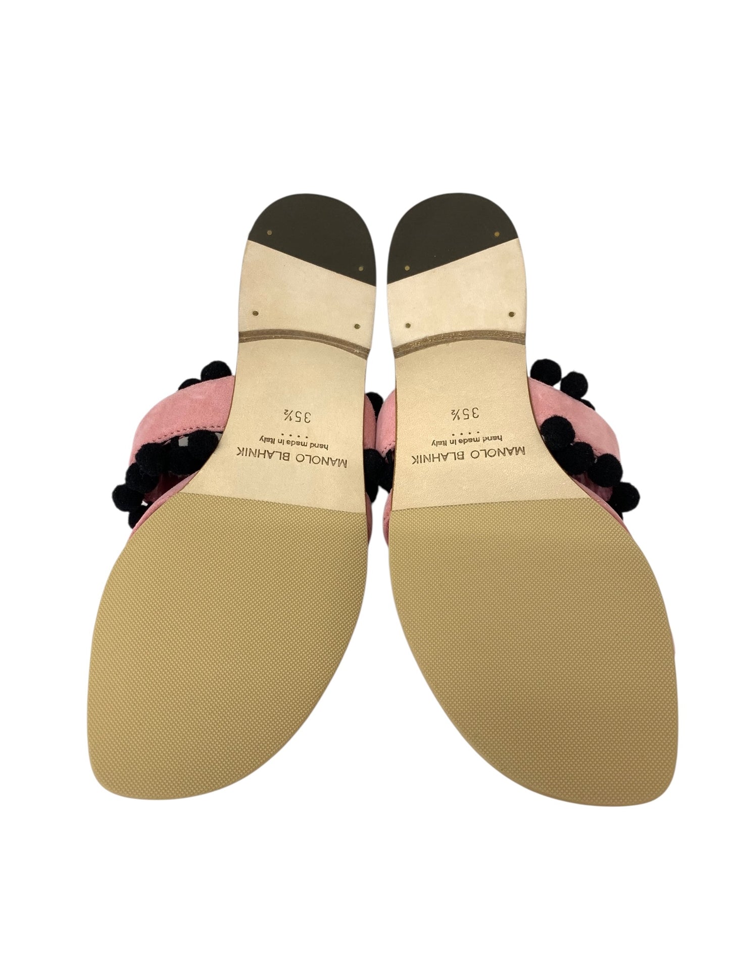 マノロブラニク シューズ 35.5 ピンク スエード ITC1JZZXEX3S 【SALE】