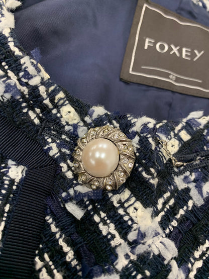 フォクシーブティック Jacket Petit Triomphe 39873 ジャケット 40 ブルー ITZ7Q30FEGQ8