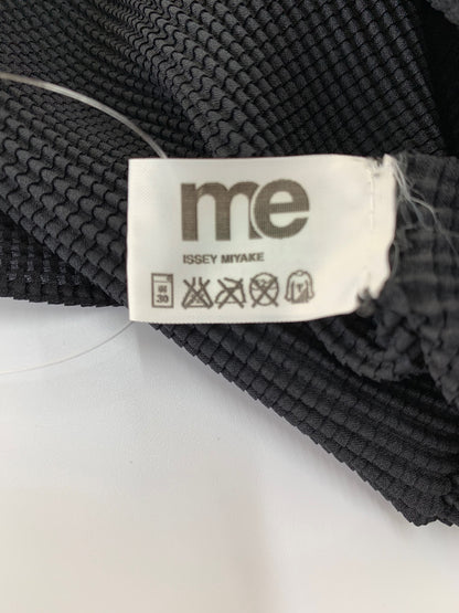 ミーイッセイミヤケ MI21FJ001 プルオーバー ブラック ボトルネック ワッフルプリーツ ITIRL77C9W3I