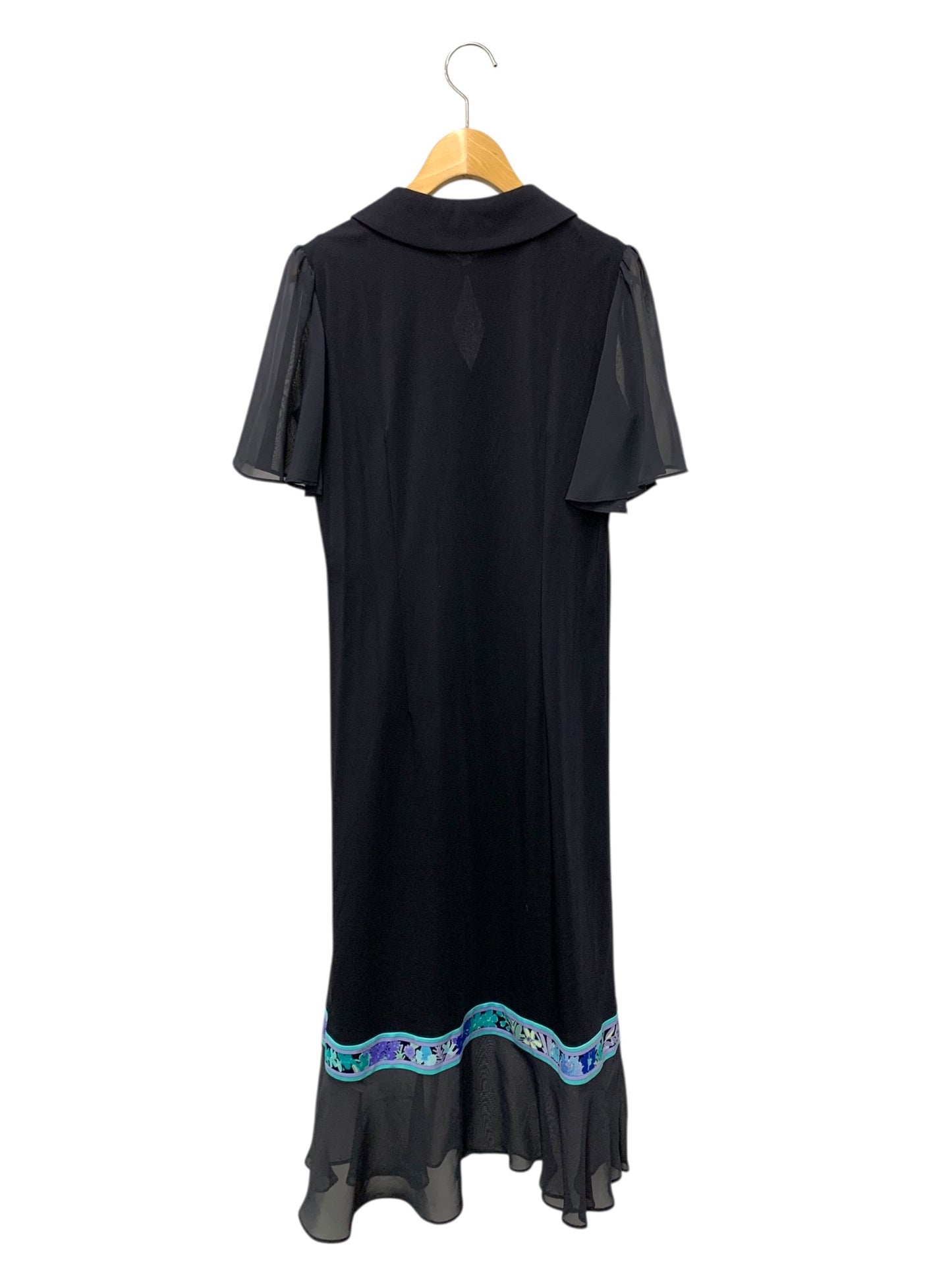 レオナールファッション 0140024 ワンピース 2 ネイビー ストーンボタン ITA43JCH7RUG