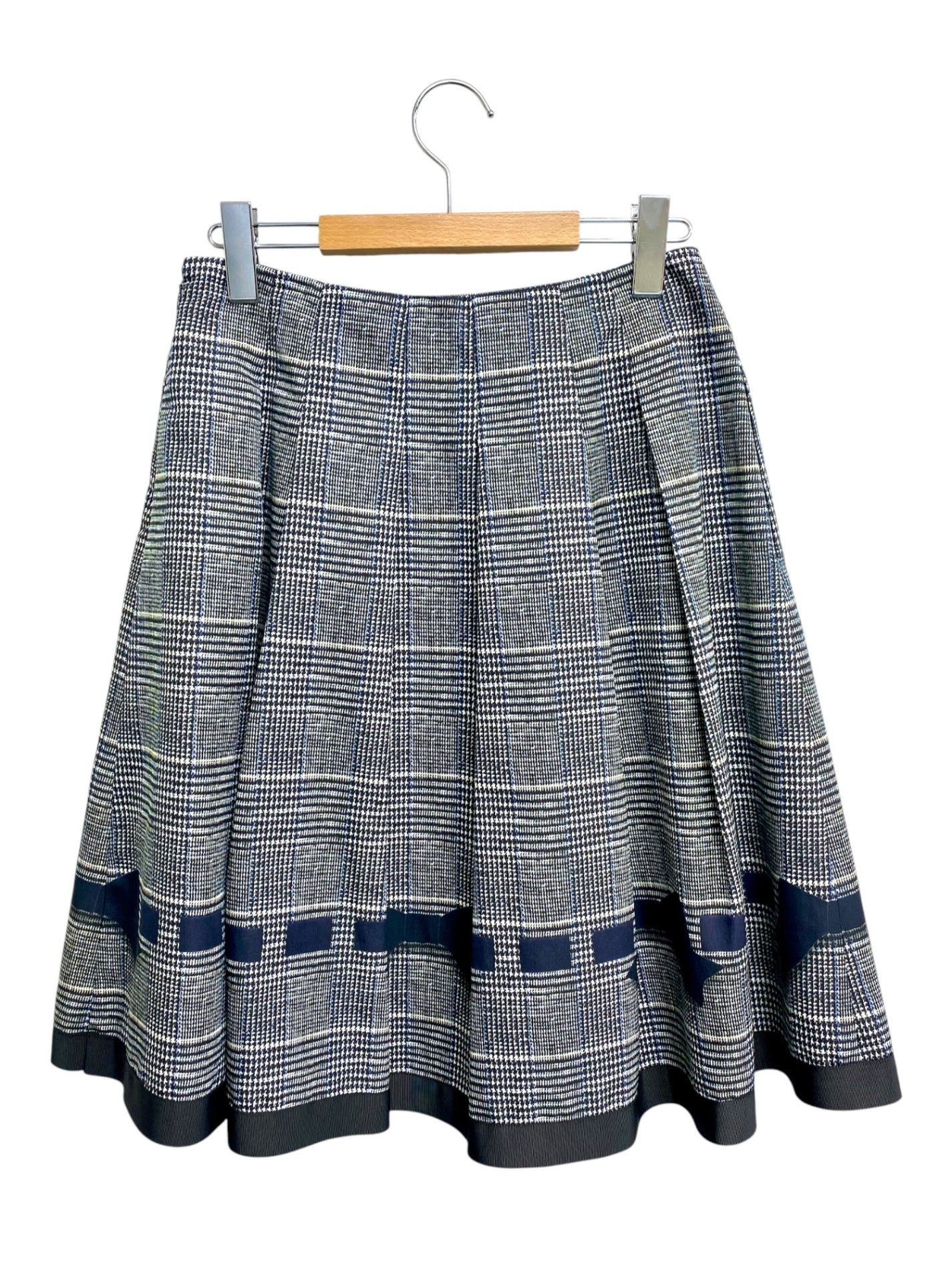 エムズグレイシー British Check Skirt 817517 スカート 40 グレー/ブラック IT1NGTYD5LNQ