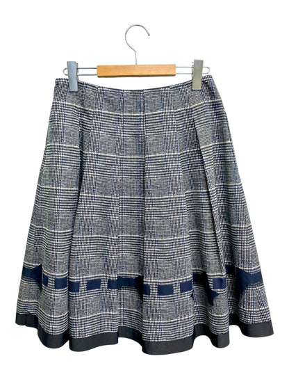 エムズグレイシー British Check Skirt 817517 スカート 40 グレー/ブラック IT1NGTYD5LNQ