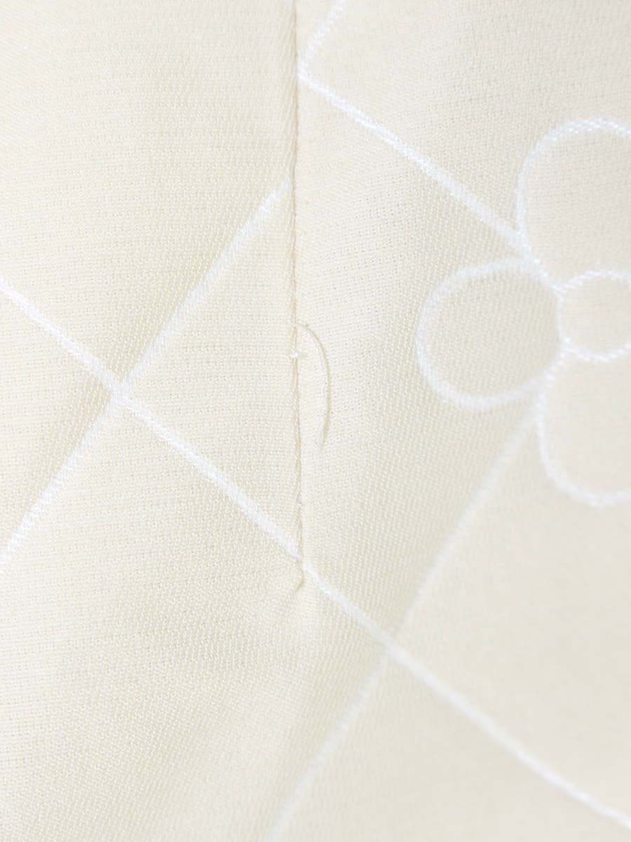 エムズグレイシー 011505 ワンピース 38 ベージュ フラワーモチーフ キルティング IT93I7MED3UO