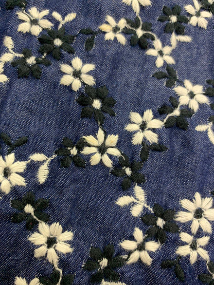 チェスティ 8S533 ワンピース 1 ネイビー フラワー刺繍 ITMJRQ3EOIIS