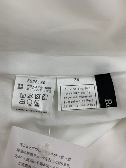 ルネ Soft Light Stripe Dress 5526180 ワンピース 36 ホワイト ティアード IT73YXTXTSUK