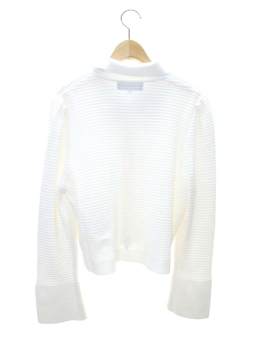 エムズグレイシー バイカラージップアップニットジャケット 418124 42