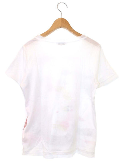 スタジオピッコーネ アルチビオ P959428 Tシャツ 40 ホワイト プリント スパンコール ITTPMROGU0V0