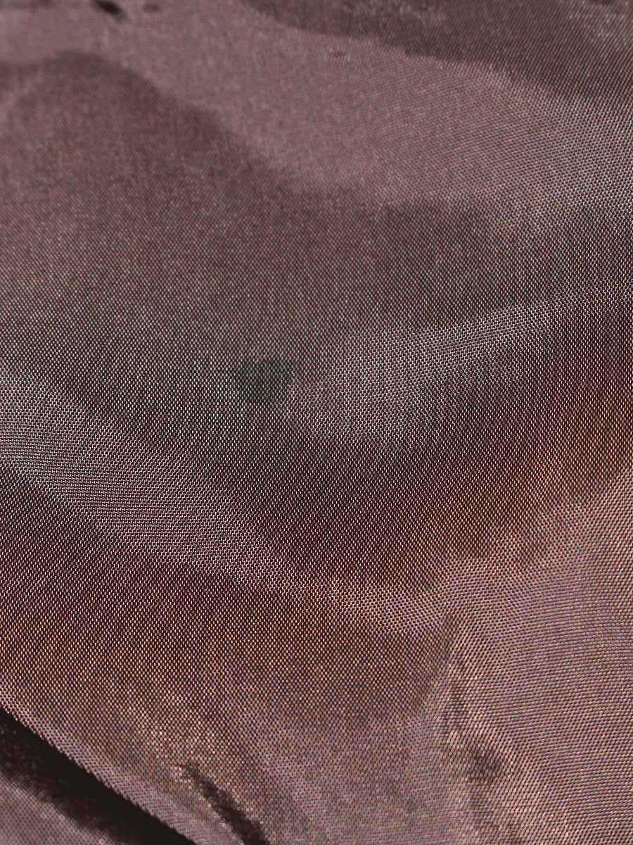 エムズグレイシー 811707 ワンピース 38 ブラウン ウール混 ベルベットリボン ニット袖 切替 ITTOM92SV1RS