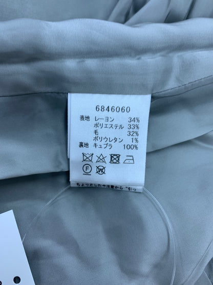 ルネ 6846060 ワンピース 34 グレー フロントジップワンピース ステッチ柄 ビジュー ITUWBDHK1YXK