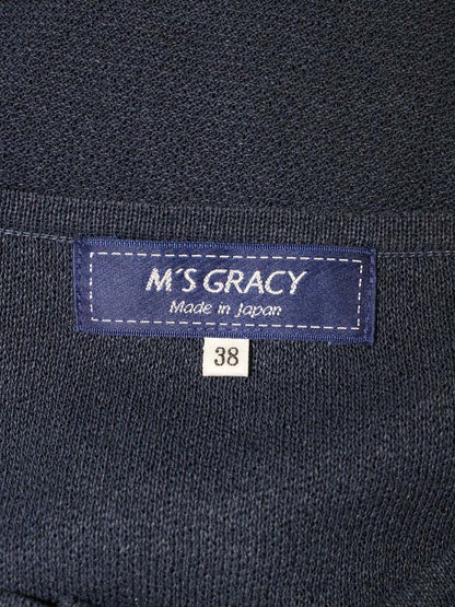 エムズグレイシー 018336 ボレロ 38 ネイビー カーディガン ITIMLVB29UTU