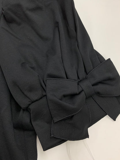 エムズグレイシー 515313 カットソー 42 ブラック リボン ITKHJD1RFKNS