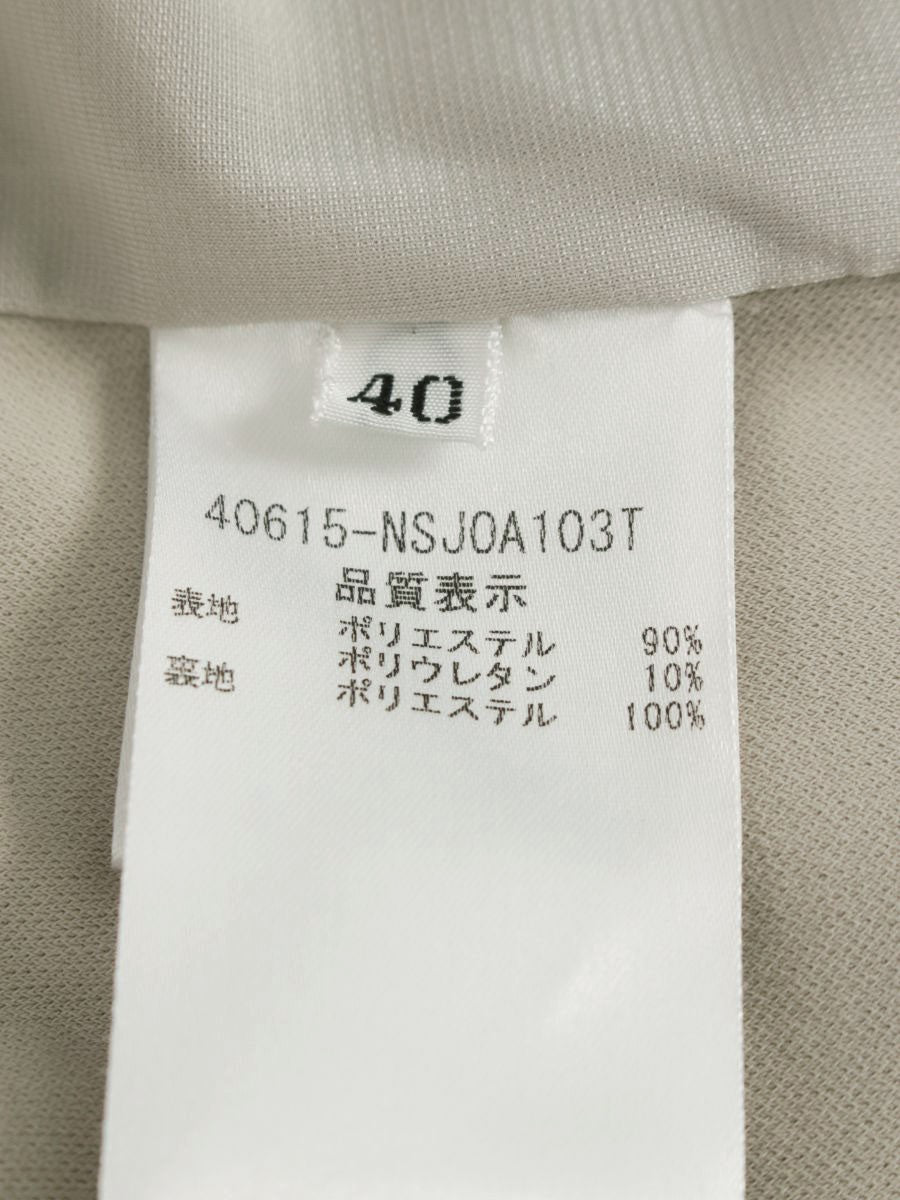 フォクシーニューヨーク パーカー 40615 40 ベージュ ジップ ITQ42V8EBPTQ
