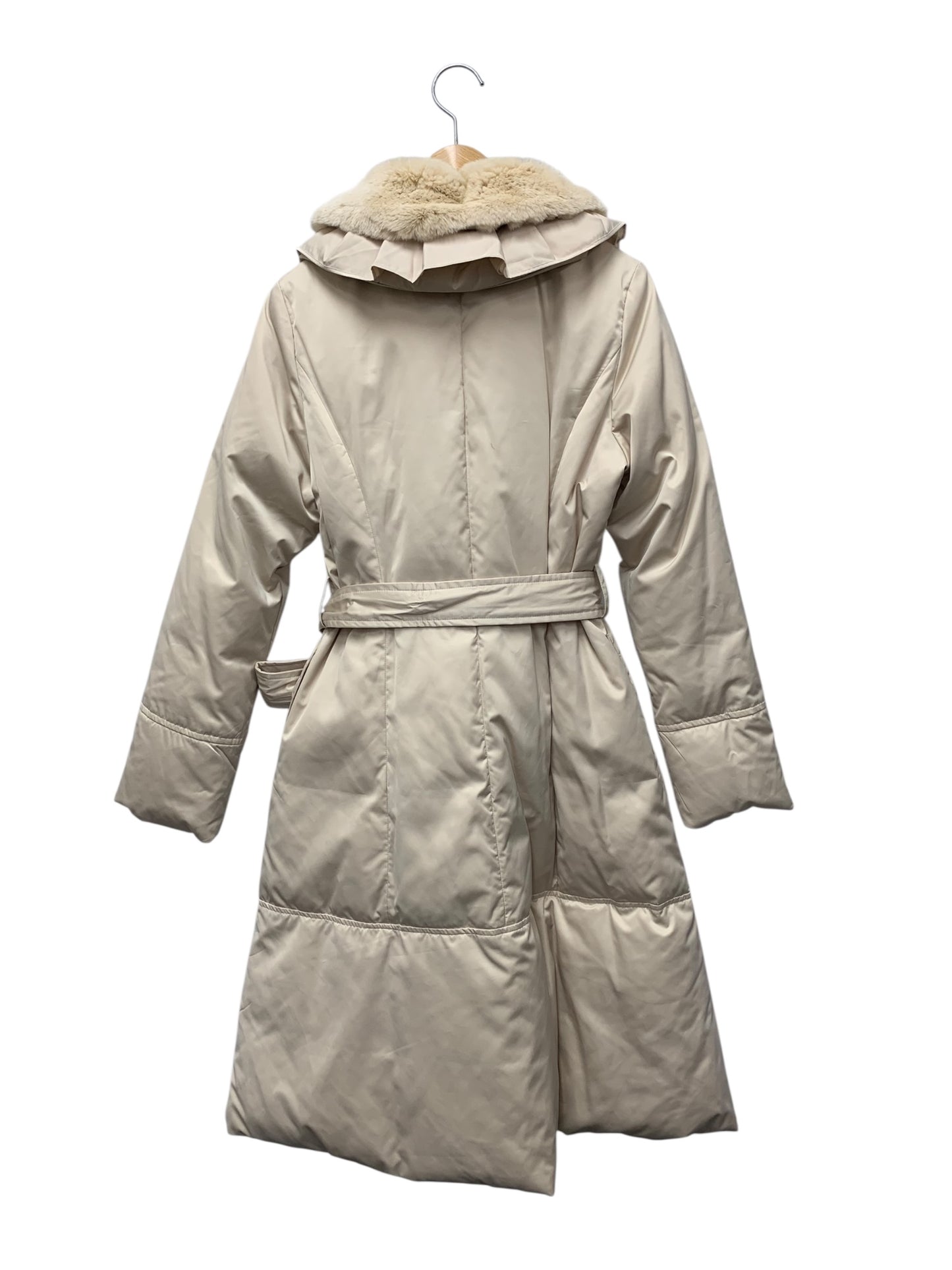 フランコフェラーロ NWUAJ-41790 ダウンコート 2 ベージュ レッキスラビットファー IT5PFC2JZSIO