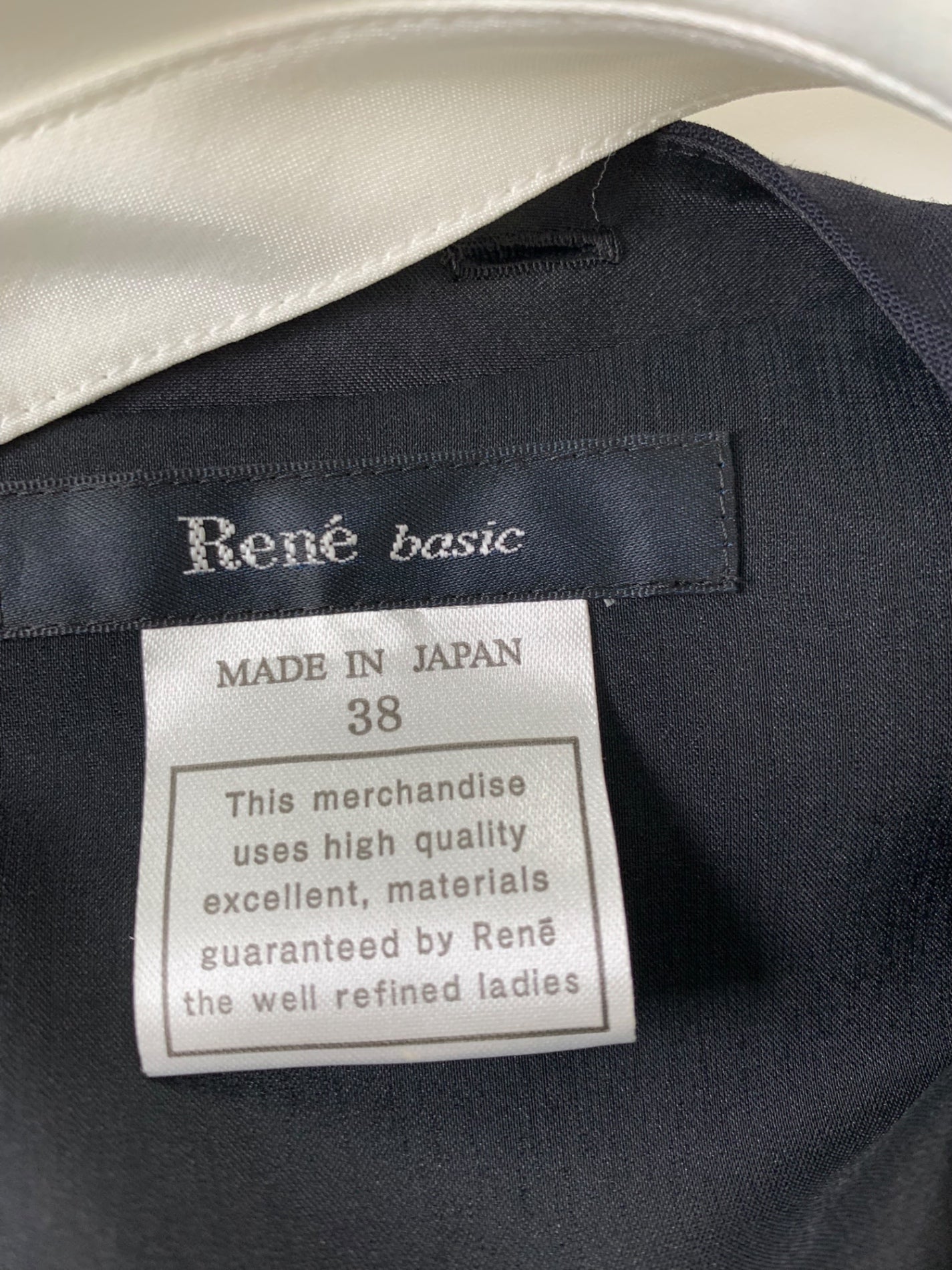 ルネ basic 5716190 ワンピース 38 ネイビー リボン ITERT7RQEDVU