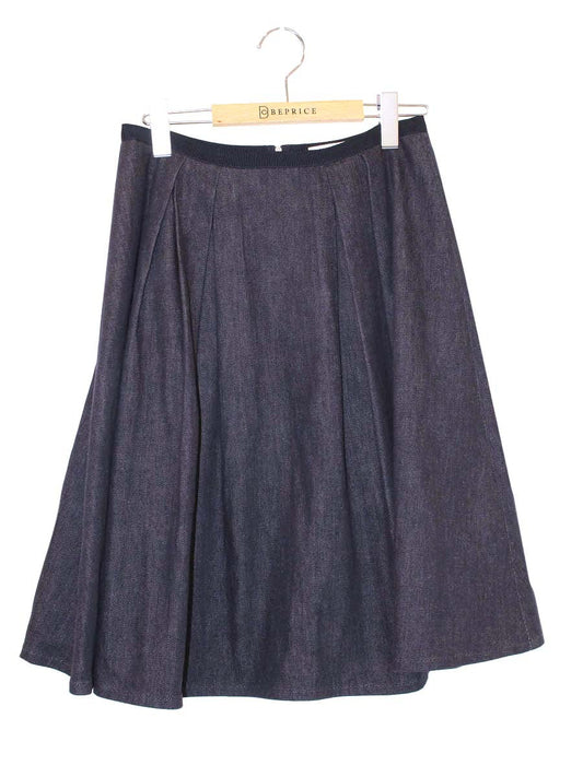 フォクシーニューヨーク Blooming Denim Skirt 41010 スカート 40 ネイビー デニム IT6QRXY9S6OG