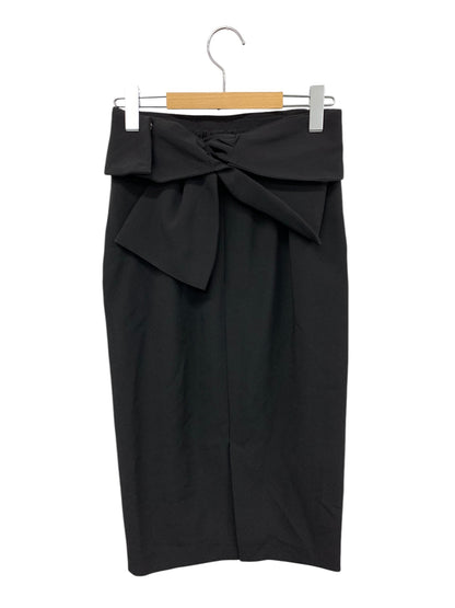 セルフォード リボンベルト付きタイトスカート CWFS241056 36 ブラック ITEJXDTLMPNV