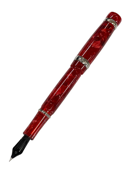 スティピュラ 万年筆 イ・カストーニ ロドリテ レッド M 14K ITY43CXF51G8