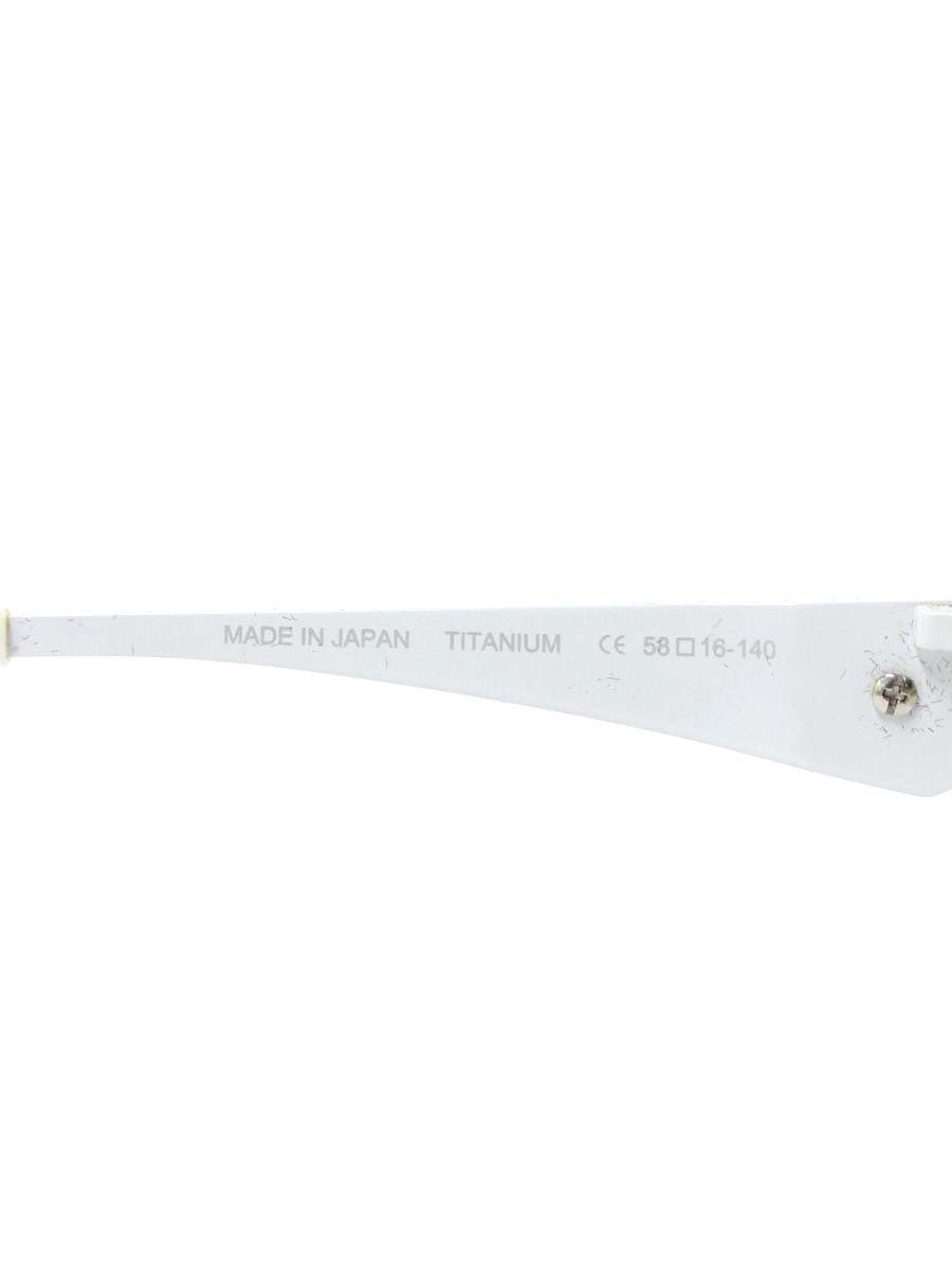 サムライ翔 リラックスライン 仁 SS-J203 LTD メガネ ホワイト 限定カラー メタルフレーム フルリム スクエア ITR0A9J1RAU8