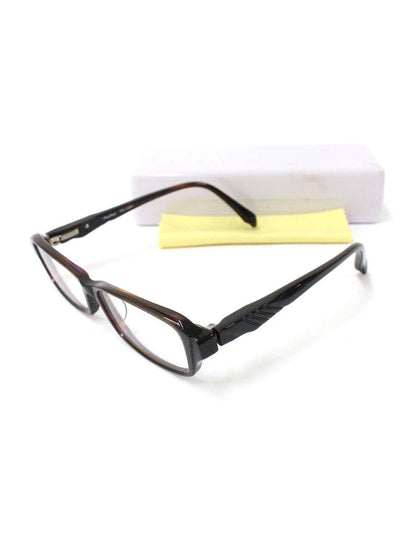 プラスミックス PX-13281 眼鏡 メガネ ブラウン セルフレーム フルリム スクエア ITWOSVHNBL98