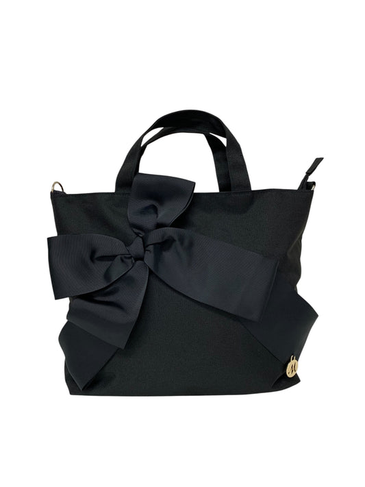 エムズグレイシー 294102 ハンドバッグ ブラック リボン 2way IT6HQAMSS7K0
