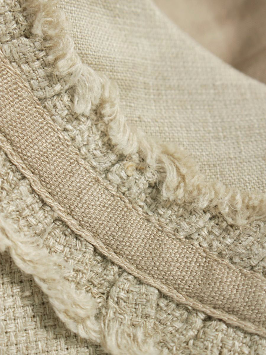 ナチュラルbyフォクシー 28270 ジャケット 38 ベージュ ツィード ロゴ IT9FEU9KFAHG 【SALE】