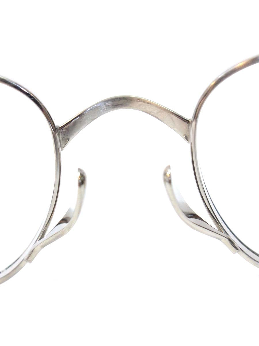 カメマンネン KMN114 メガネ アンティーク シルバー メタルフレーム フルリム スクエア ITNUWLVMCH3E