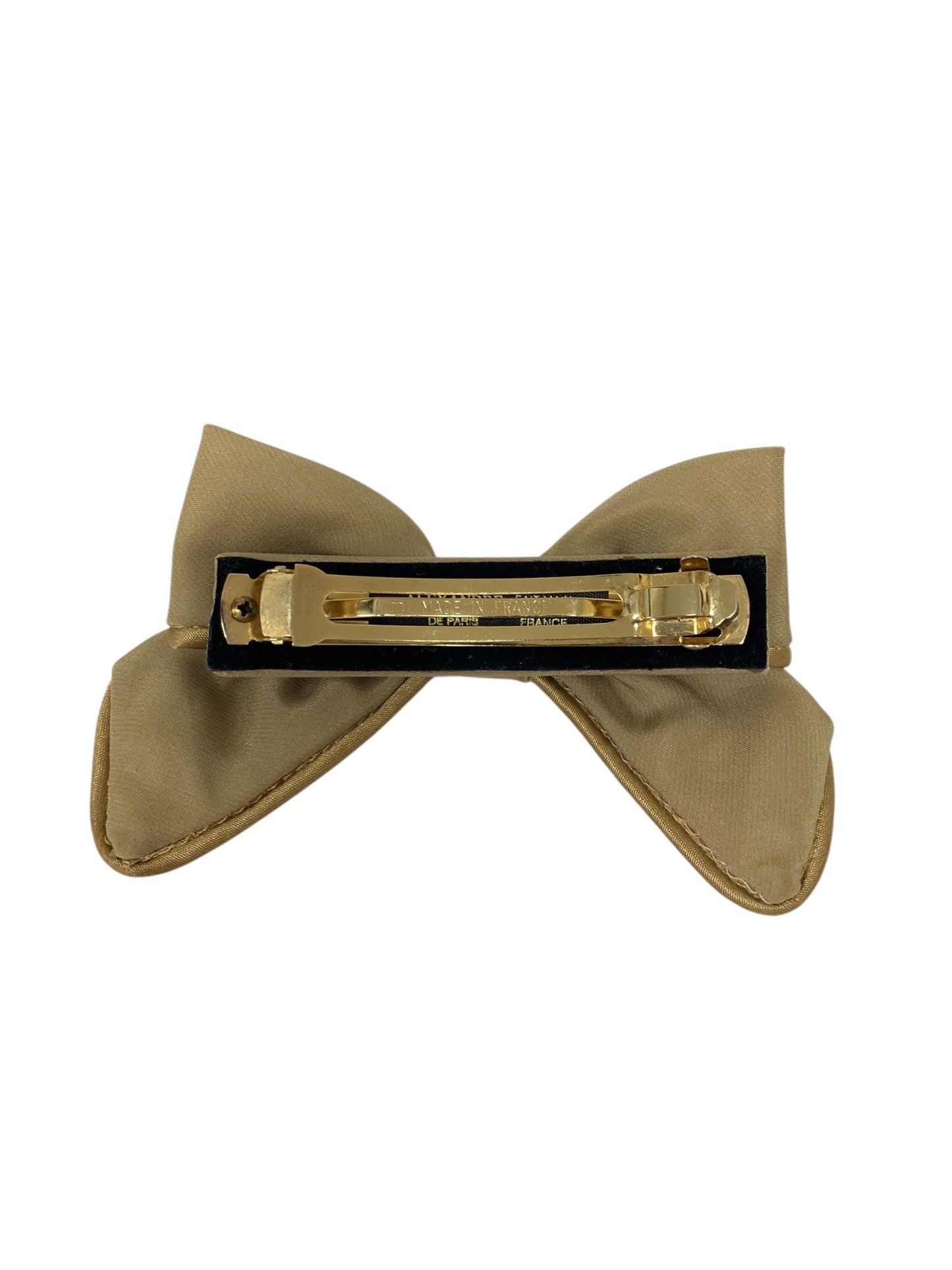 アレクサンドルドゥパリ バレッタ ベージュ リボン ITL2IB15S3JE