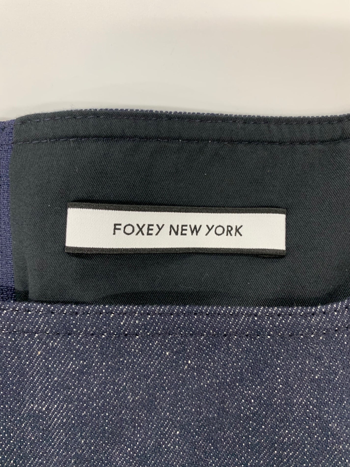 フォクシーニューヨーク Dress Mathias 44224 40 ネイビー