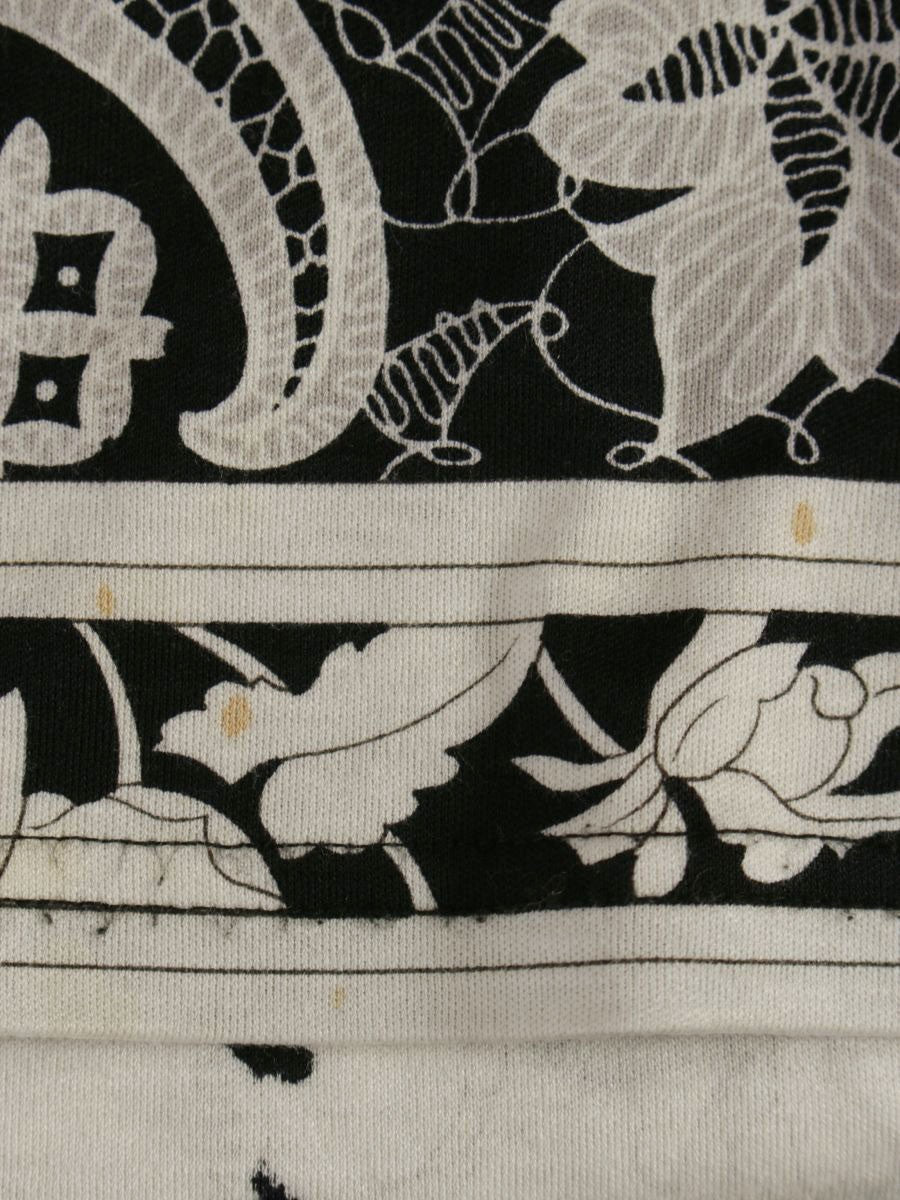 レオナールファッション 0339127 カットソー LL ブラック/ホワイト フラワープリント 半袖 ITMZWOBJTH45 【SALE】