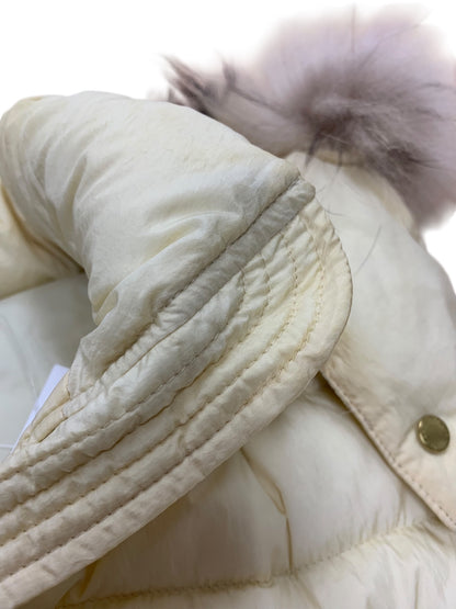 タトラス ORSIERA LTA18A4573 ダウンベスト 03 アイボリー ラクーンファー IT78OO0B4HG4